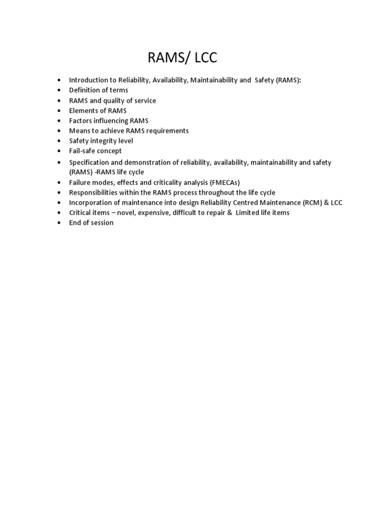 Rams LCC | PDF
