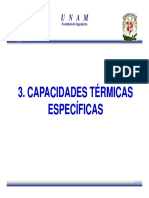 Capacidades Térmicas Específicas