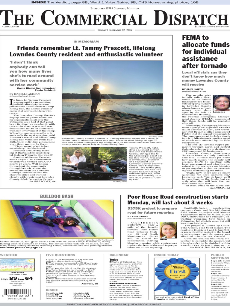 Commercial Dispatch Eedition 9-22-19 | PDF | United States Postal ...