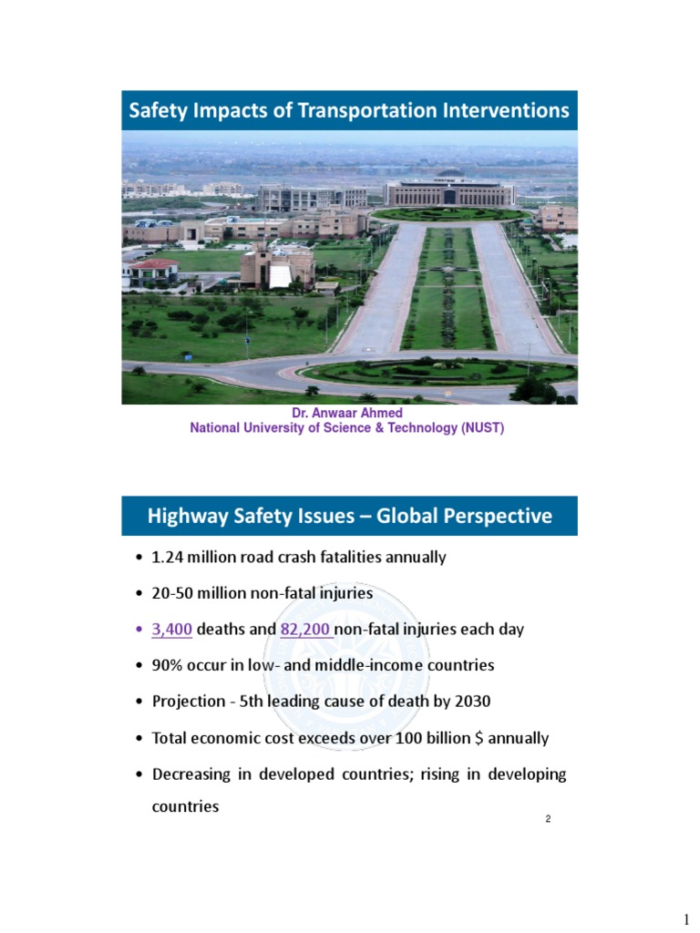 6 - Safety Impacts | PDF | Traffic Collision | Controlled Access Highway