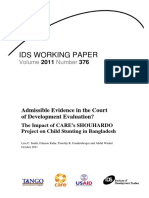 Ids Working Paper: Number