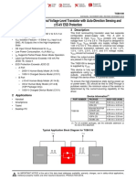 TXB0108 8-Bit Bidirectional Voltage-Level Translator With Auto-Direction Sensing and 15-kV ESD Protection