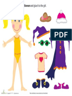 Halloween Paper Doll Girl PDF