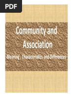 Unit 2 Association and Community PDF