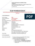 Slip Pembayaran. Maya