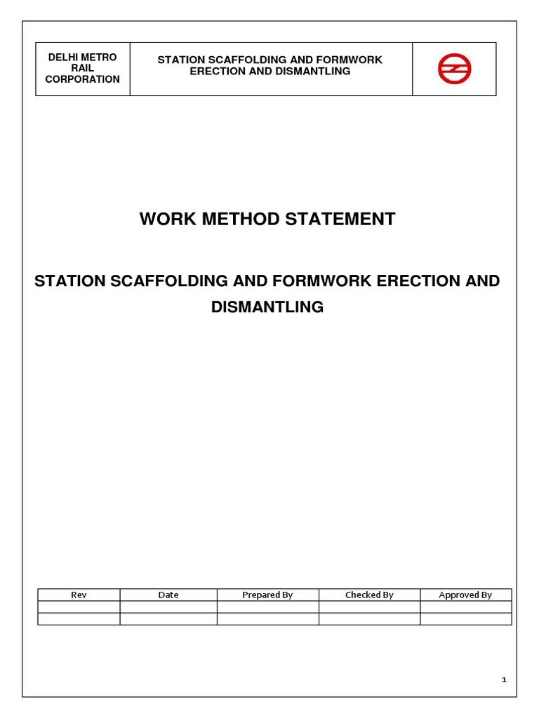 Formwork Erection and Dismantling Guide | PDF | Concrete | Economic Sectors
