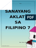 Sanayang Aklat Sa Filipino 7 For Students NEW