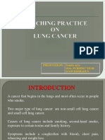 Teaching Practice.... Lung Cancer
