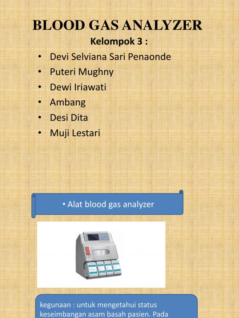 Blood Gas Analyzer PDF