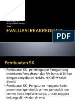 Evaluasi Reakreditasi