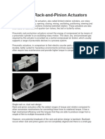 Pneumatic Rack-and-Pinion Actuators Explained