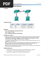 2.3.3.3 Lab - Building A Simple Network PDF