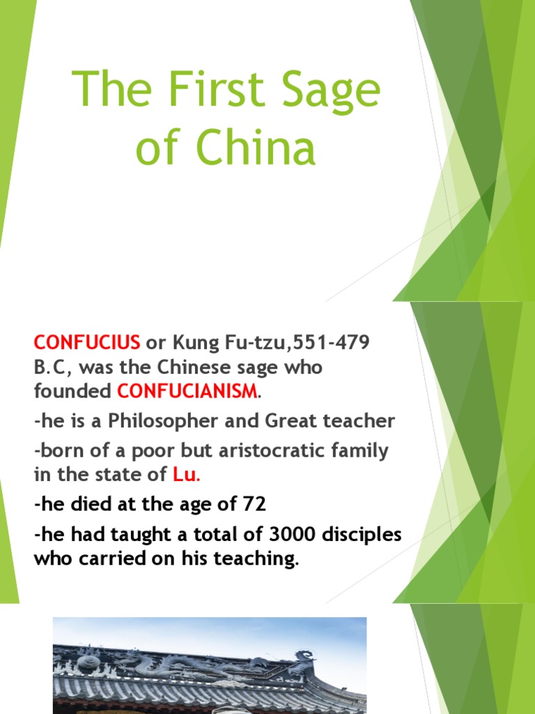The First Sage of China PDF Confucius Confucianism