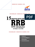 15 Practice Sets For RRB NTPC (Graduate) Stage II Exam PDF