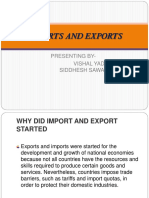 Imports and Exports