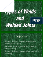 Types of Welded Joints and Welds