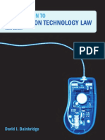 Introduction To Information Technology Law