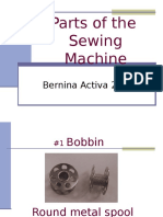 Parts of The Sewing Machine: Bernina Activa 220