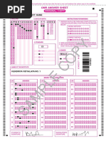 Sample OMR Sheet Marking PDF