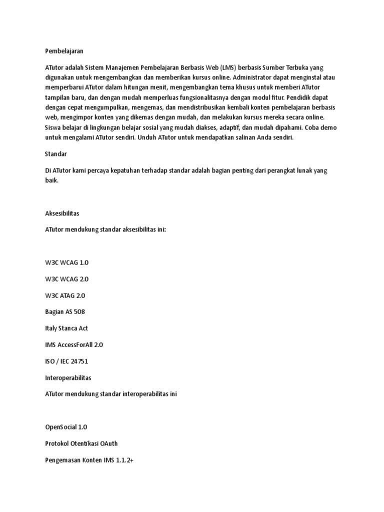 Atutor | PDF