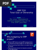 ERP Total Cost of Ownership - TCO