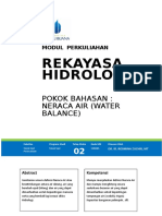 Modul Rekayasa Hidrologi (TM2)