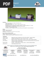 Manual Twist Tester Brochure