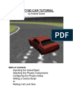 Unity3D Car Tutorial: by Andrew Gotow