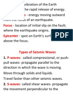 Earthquake Seismic Waves Focus Epicenter