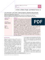 Assessing The Quality of Life in Elderly People and Related Factors in Tabriz, Iran