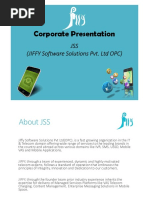 Corporate Presentation: JSS (JIFFY Software Solutions Pvt. LTD OPC)