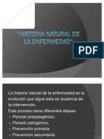 Historia Natural de La Enfermedad