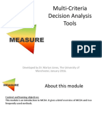Measure Training Module Mcda