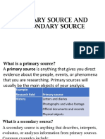 4.primary Source and Secondary Source