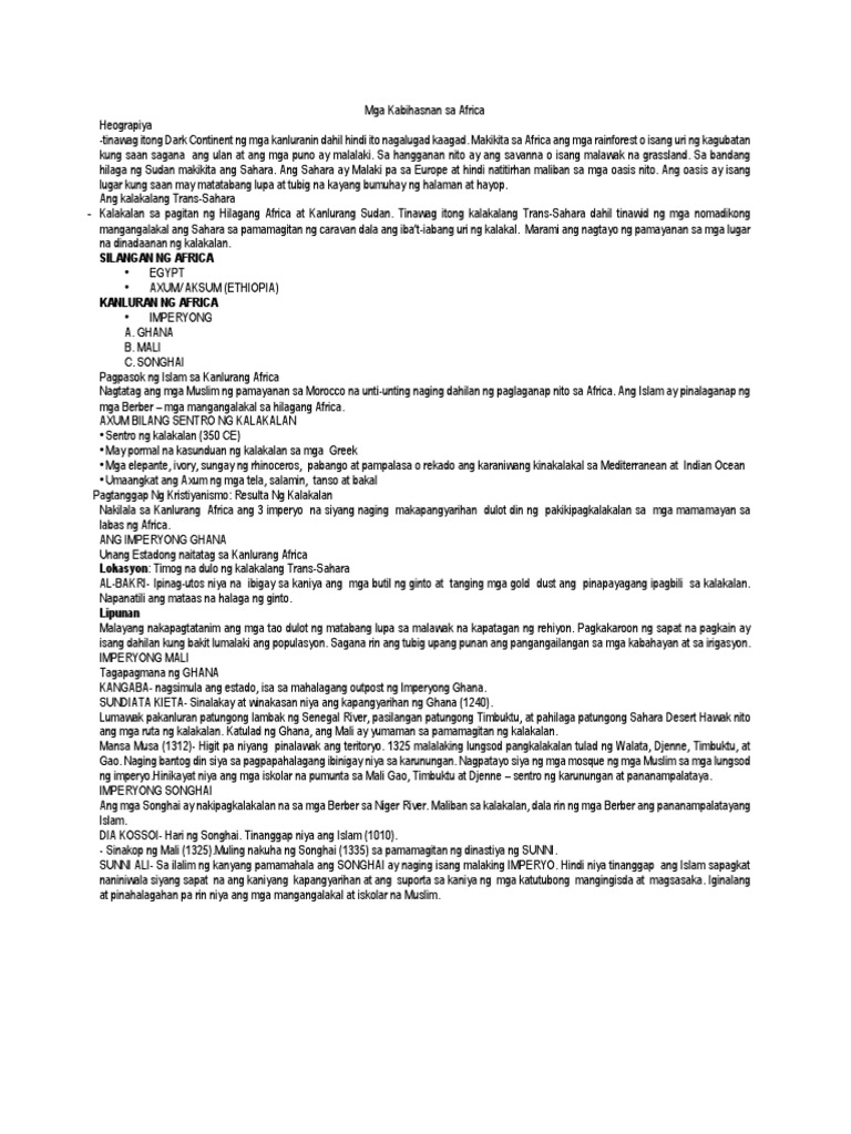 Study Notes | PDF