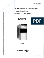 Montage Chaudiere Fioul de Dietrich CF CFM 2400 PDF