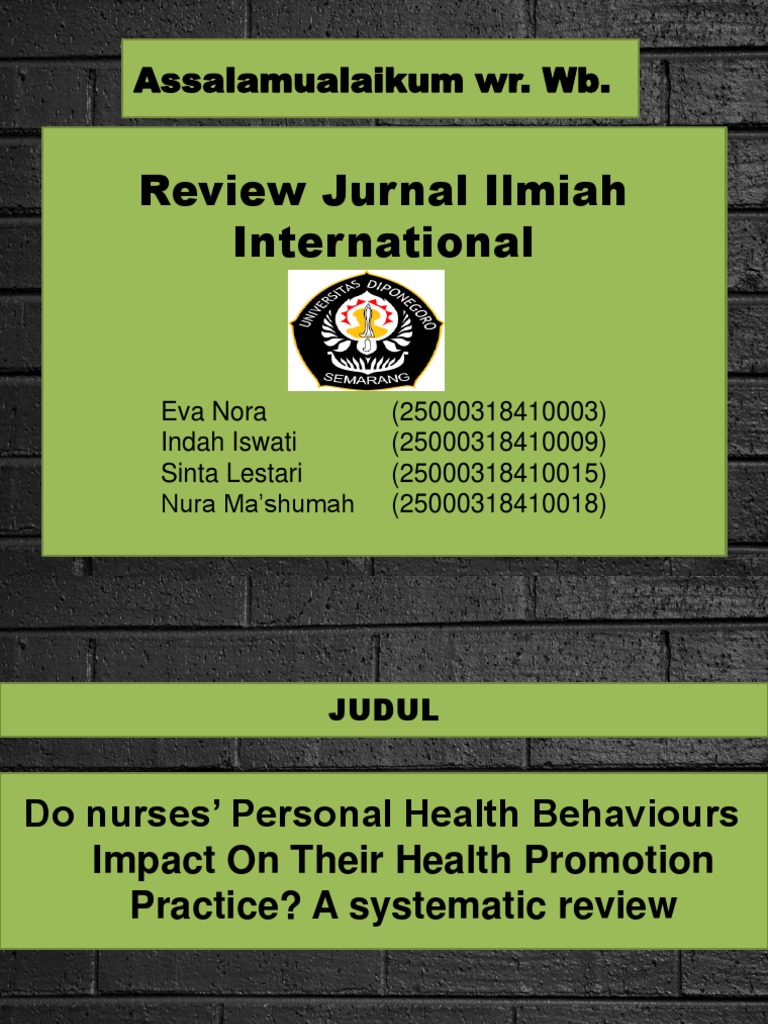 Presentation Review Jurnal | PDF