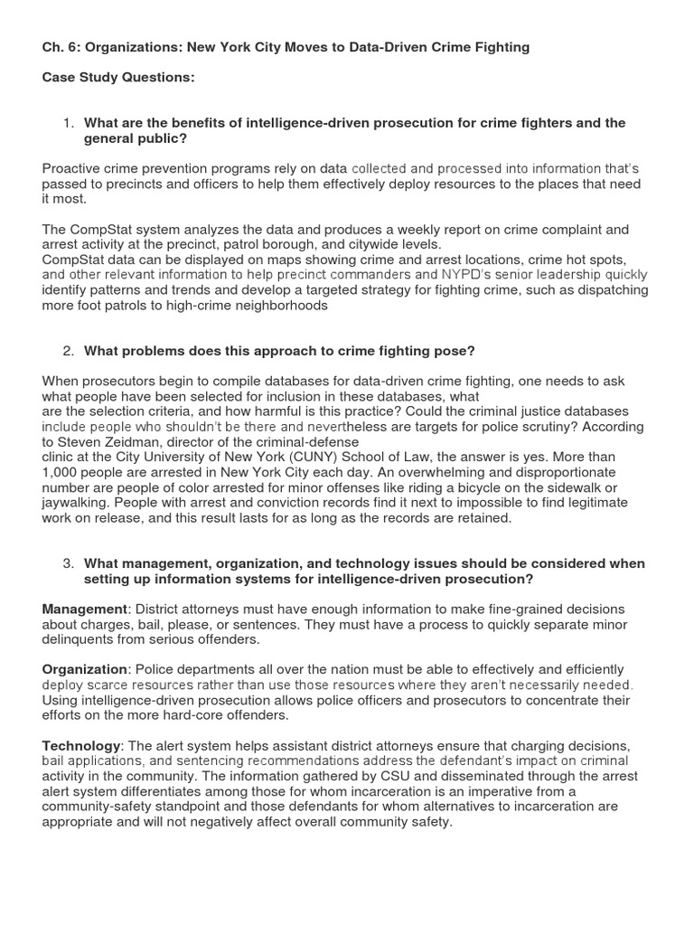 CH 6 Case Study | PDF | Prosecutor | Criminology