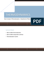 Thermodynamics: Basic Concept of Thermodynamics - Department of Physics - Nur Aisyah Nuzulia