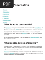 What Is Acute Pancreatitis?