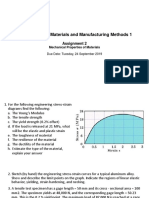 AE2130 Aircraft Materials and Manufacturing Methods 1: Assignment 2