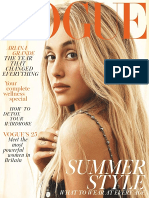 Vogue UK 07 2018, PDF, Vogue (Magazine)