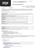 Format For Course Curriculum: Course Level: PG Course Objectives