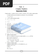 Complex Numbers PDF