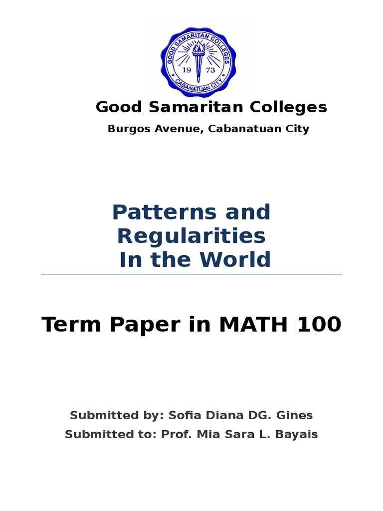 Patterns and Regularities in Math 100 | PDF