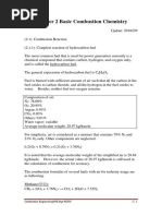 Chap 2 Basic Combustion Chemistry PDF