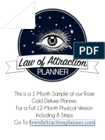 Lawofattractionplanner 1month Trial of Year Planner Am PDF