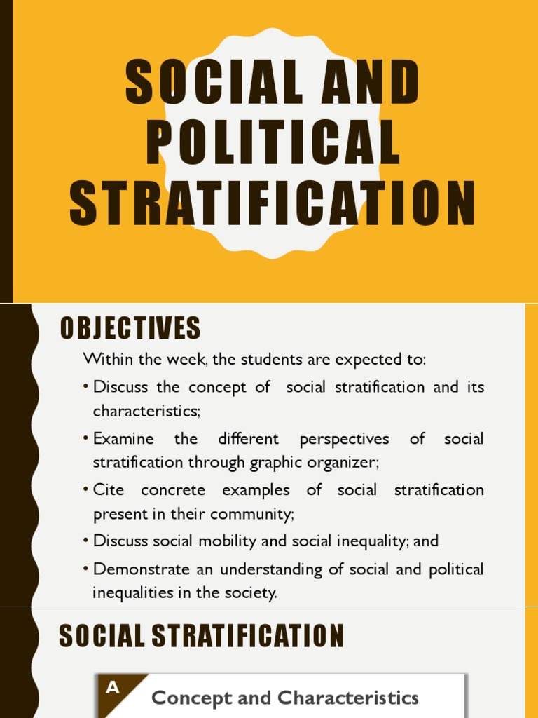 Social and Political Stratification | PDF | Social Mobility | Social ...