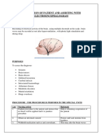 Preparation of Patient and Assisting With Electroencephalogram