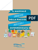 Letto manuale della racccolta differenziata